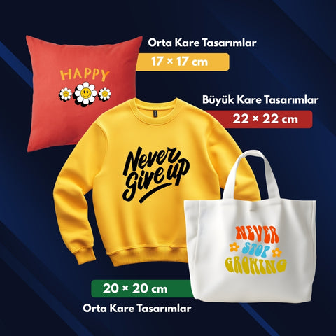 Tekli ve Toplu DTF Tekstil Baskı