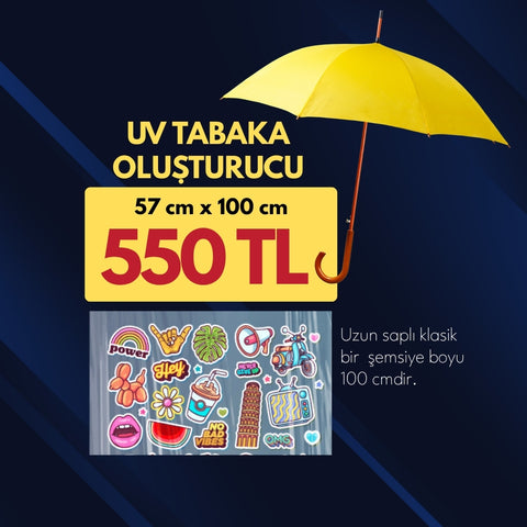 Kalıcı Sticker Baskı Tabakası Oluşturucu