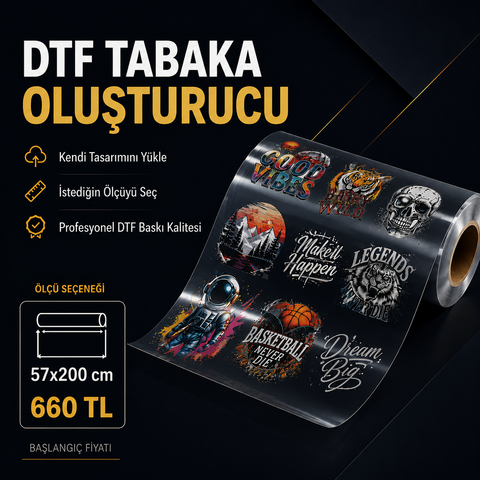 DTF Tekstil Baskı Tabakası Oluşturucu