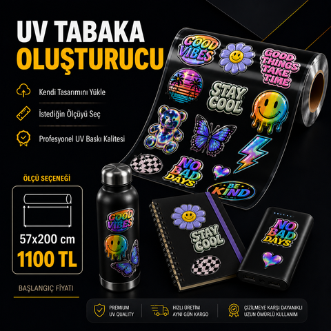 Kalıcı Sticker Baskı Tabakası Oluşturucu