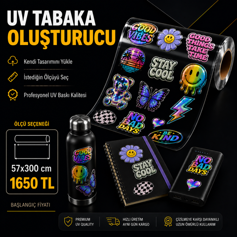 Kalıcı Sticker Baskı Tabakası Oluşturucu