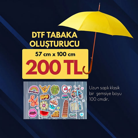 DTF Teksil Baskı Tabakası Oluşturucu