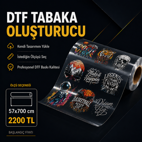 DTF Tekstil Baskı Tabakası Oluşturucu