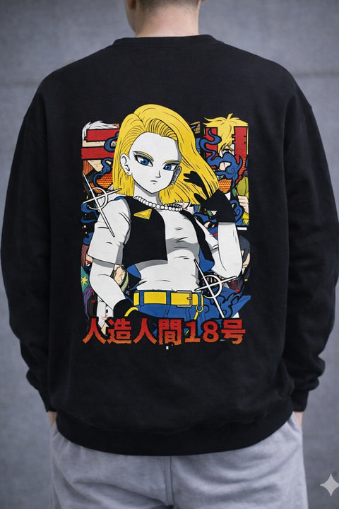 Dragon Ball – Android 18 Street Illustration Sweatshirt
